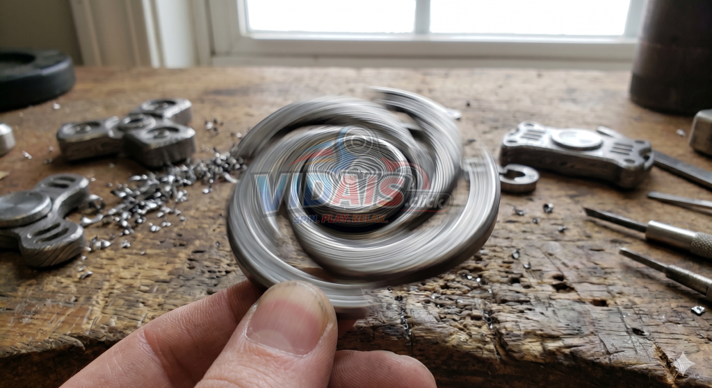Damascus Steel Spinner